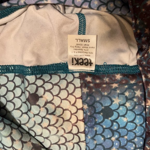 TEEKI Mermaid Leggings Size Small - Picture 5 of 5